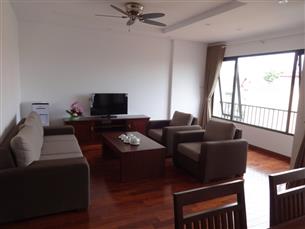 Balcony apartment with 02 bedrooms for rent in To Ngoc Van, Tay Ho