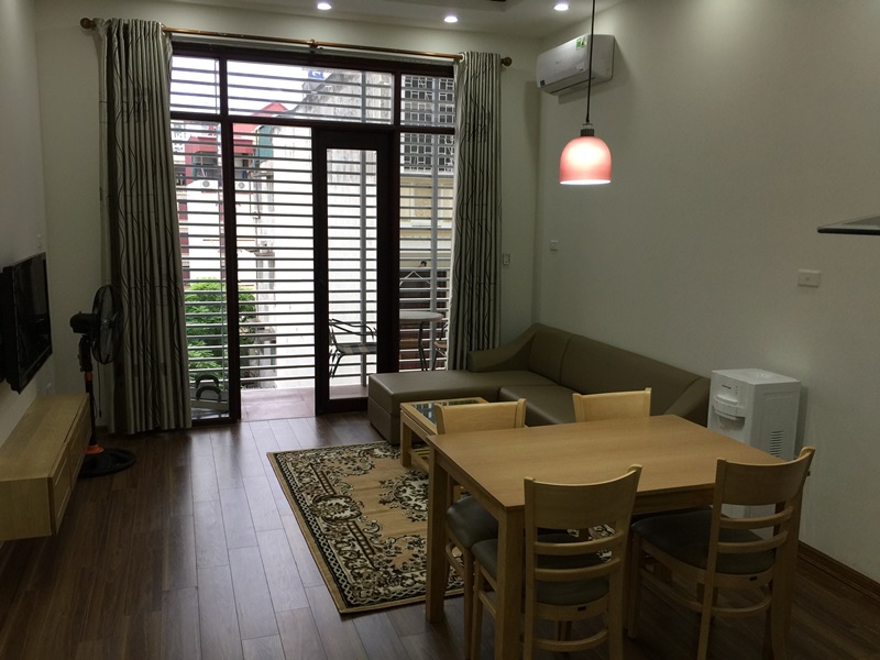 Nice apartment with 01 bedroom for rent in Van Cao, Ba Dinh