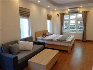 Cheap balcony studio for rent in Au Co, Tay Ho, fully furnished