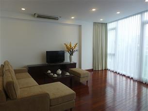 Lake view apartment with 02 bedrooms for rent in Truc Bach, Ba Dinh