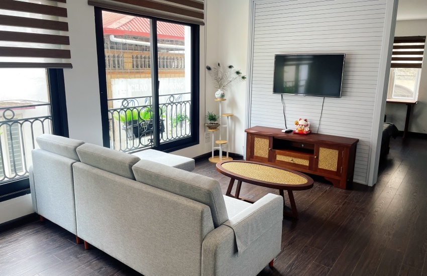 Apartment for rent with 02 bedrooms in Xuan Dieu, Tay Ho