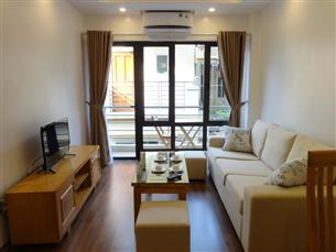 Balcony 01 bedroom apartment for rent in Hoang Quoc Viet, Cau Giay