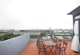 Big balcony studio for rent with 01 bedroom in Trinh Cong Son, Tay Ho