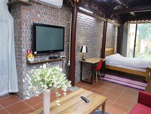 Garden apartment  for rent with 01 bedroom in Dang Thai Mai, Tay ho