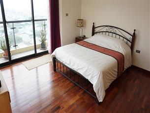 Duplex, big balcony, nice view, serviced apartment for rent with 03 bedroom In Au Co, Tay Ho