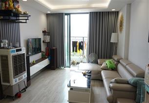 Balcony 02 bedroom apartment for rent in Ngoc Lam, Long Bien