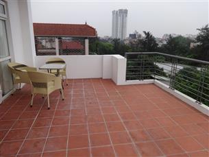 Big balcony, modern serviced  apartment with 02 bedrooms for rent in Tay Ho
