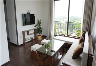 Nice balcony apartment for rent with 02 bedrooms in Xuan Dieu, Tay Ho