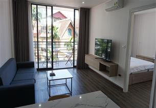 Big balcony 01 bedroom apartment for rent in To Ngoc Van, Tay Ho