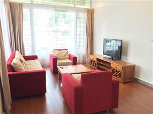 Lake view 03 bedroom apartment for rent in Nhat Chieu, Tay Ho