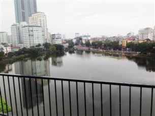 Lake view serviced apartment for rent in Kim Ma, Ba Dinh
