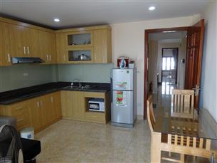 Nice duplex apartment for rent with 02 bedrooms in Van Cao, Ba Dinh