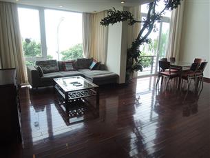 Lake view, Duplex apartment with 02 bedrooms for rent in Thuy Khue,Ba Dinh